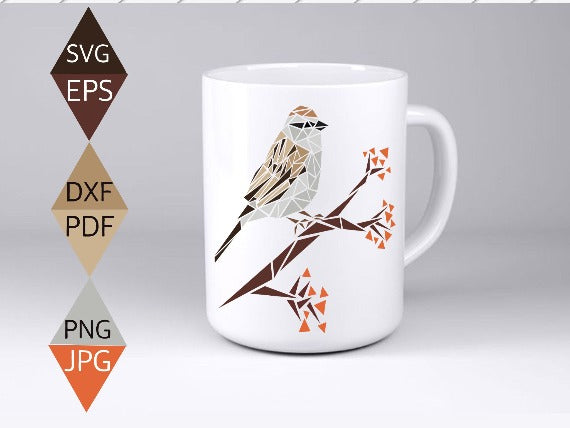 Chipping Sparrow Bird SVG