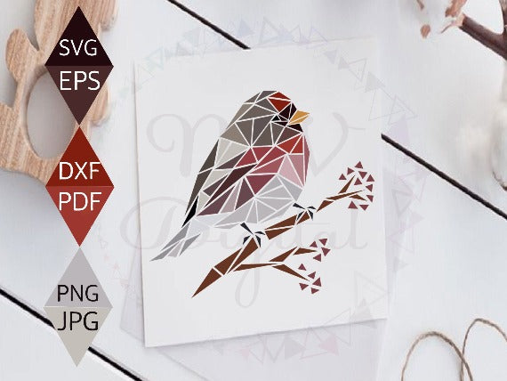 Redpoll Bird Svg