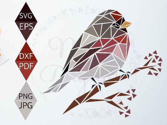 Redpoll Bird Svg