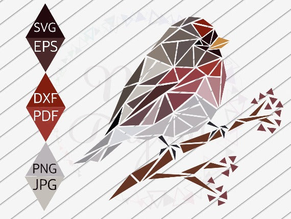 Redpoll Bird Svg