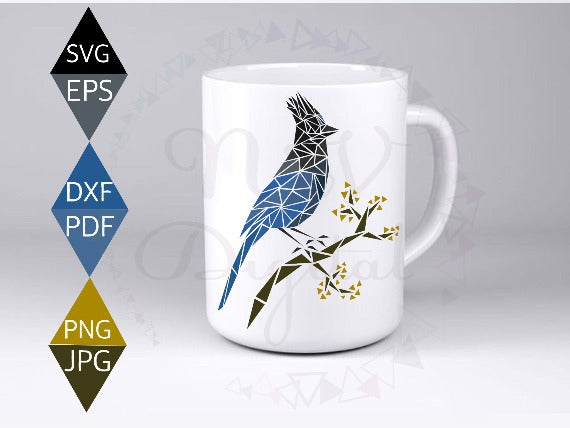 Steller's Jay Bird Svg