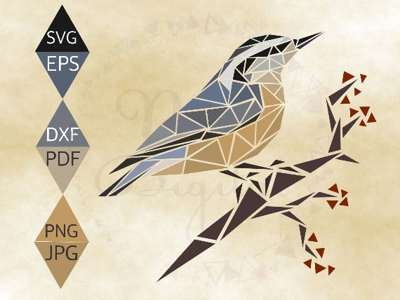 Nuthatch Bird Svg