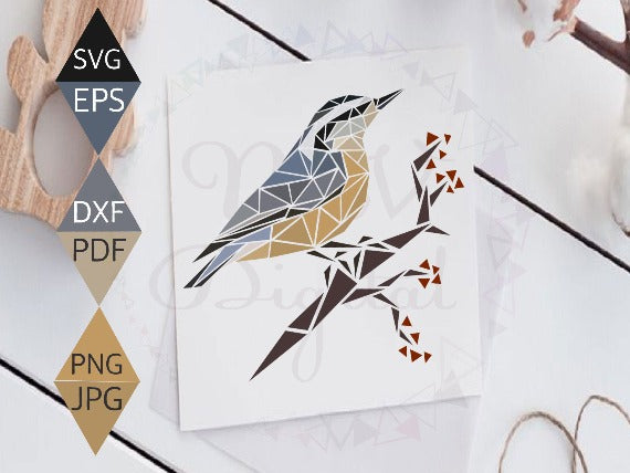 Nuthatch Bird Svg