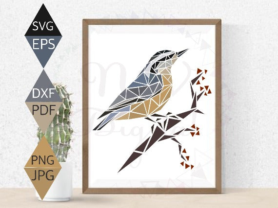 Nuthatch Bird Svg