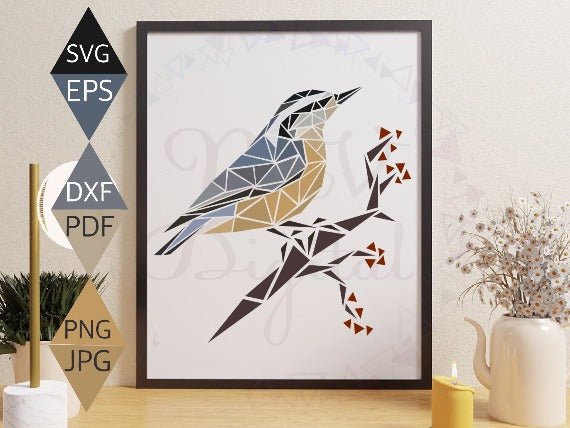 Nuthatch Bird Svg