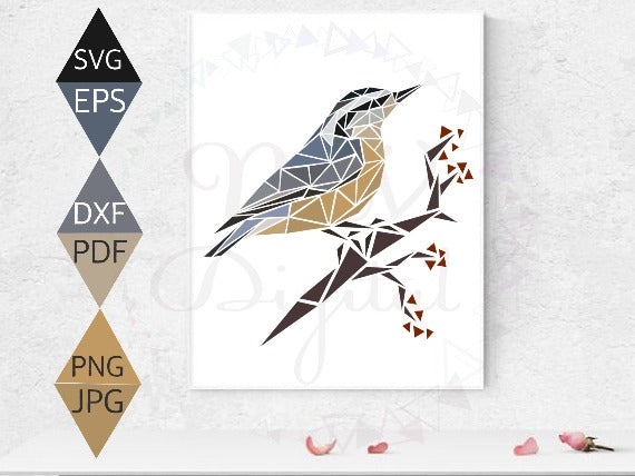 Nuthatch Bird Svg