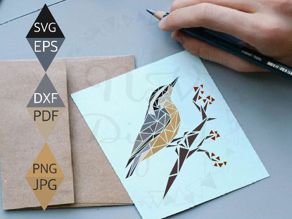 Nuthatch Bird Svg