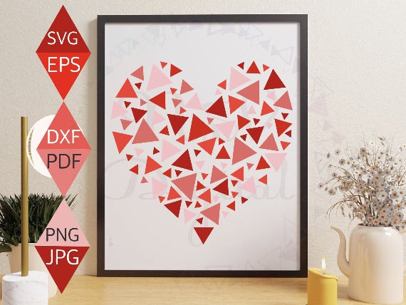 Heart Shaped Vector Svg