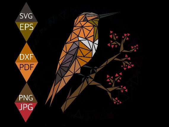 Rufous Hummingbird SVG