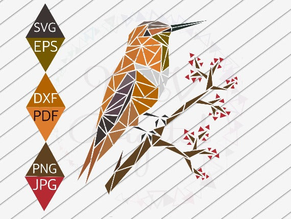 Rufous Hummingbird SVG