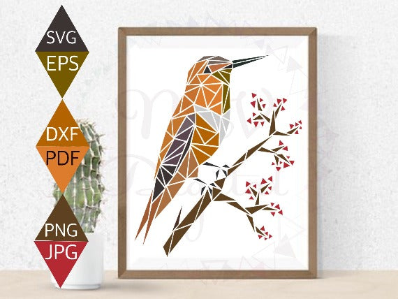 Rufous Hummingbird SVG