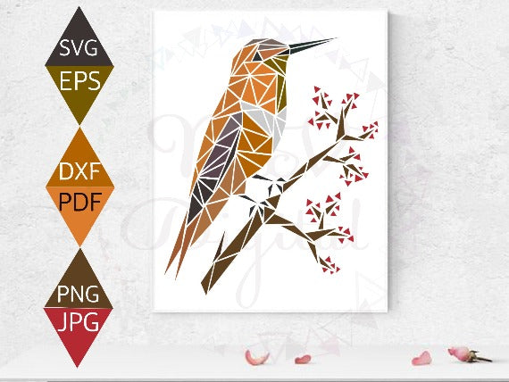 Rufous Hummingbird SVG