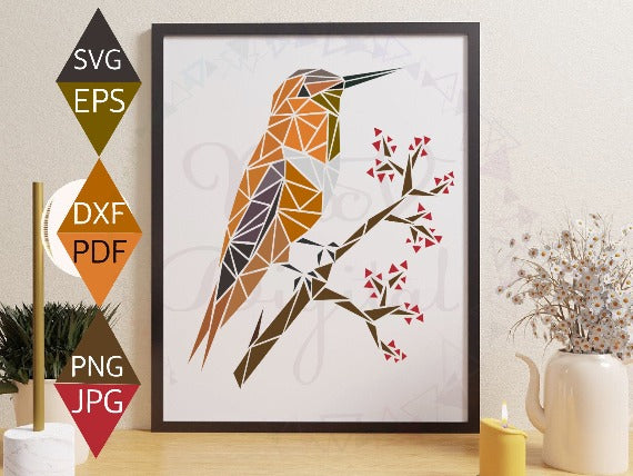 Rufous Hummingbird SVG