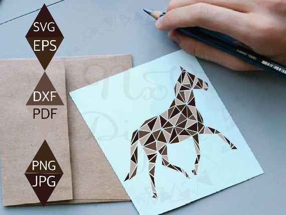 Rustic Horse Svg