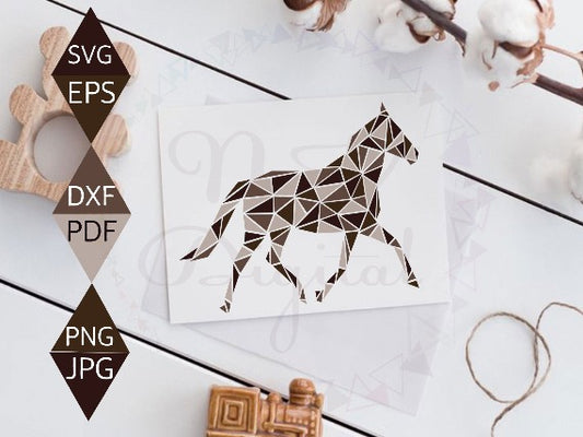 Rustic Horse Svg