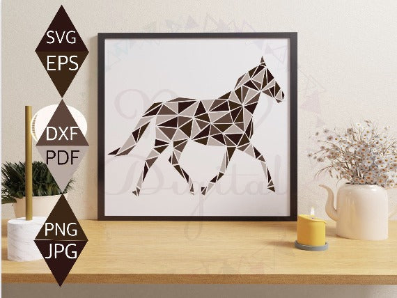 Rustic Horse Svg