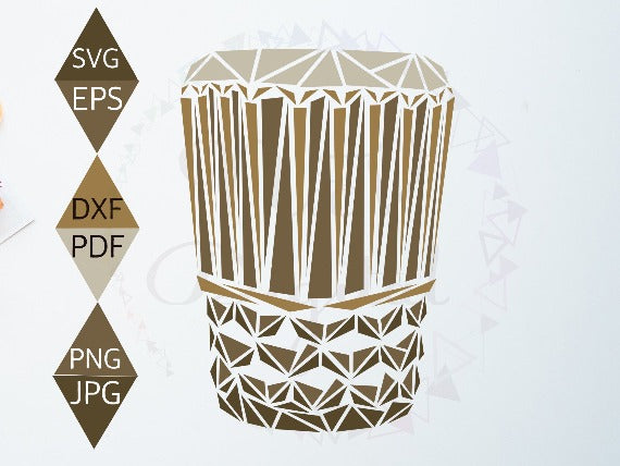 Hawaiian Drum Svg