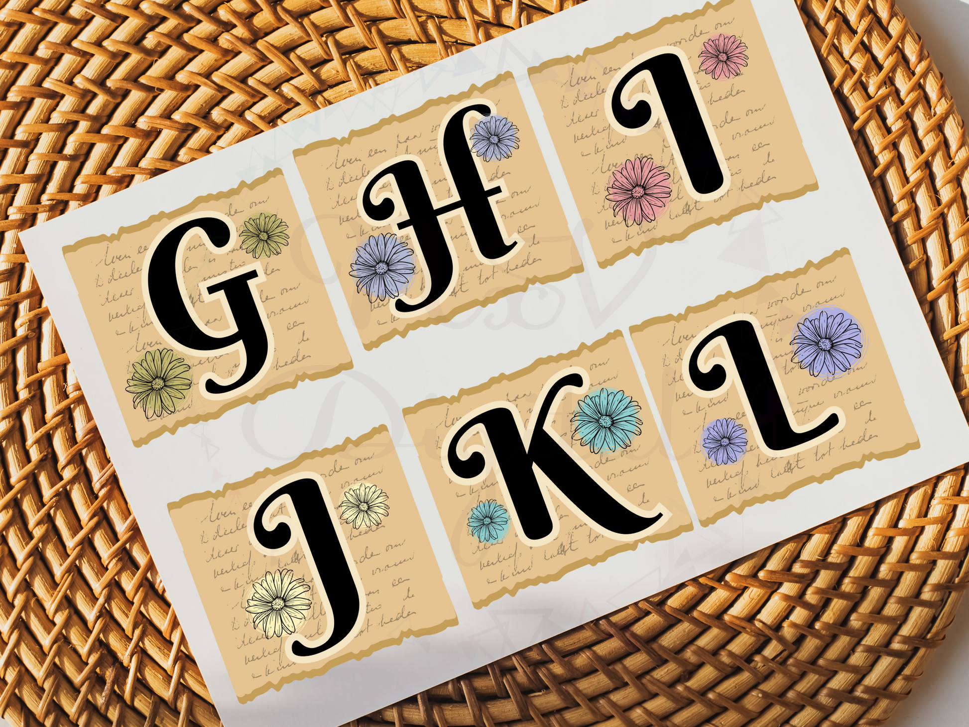 Scrapbook Alphabet Kit Png