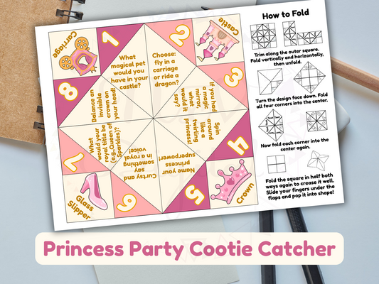 Pretend play princess paper toy